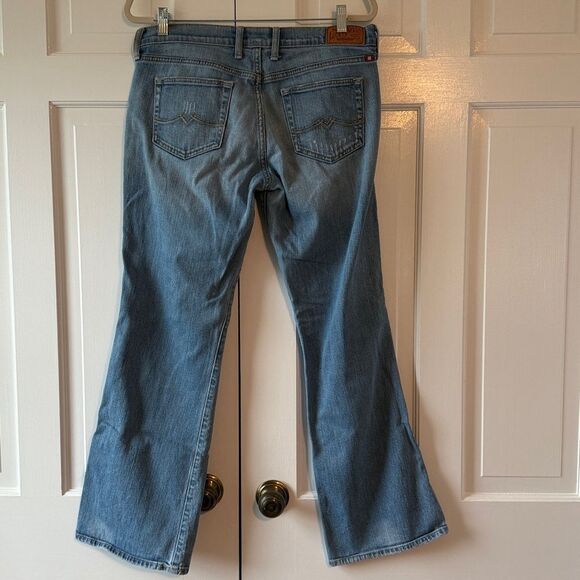 LUCKY BRAND NEAPOLITAN SWEET N LOW FLARE JEANS LOW RISE LIGHT WASH SIZE 8 SHORT - Picture 4 of 13